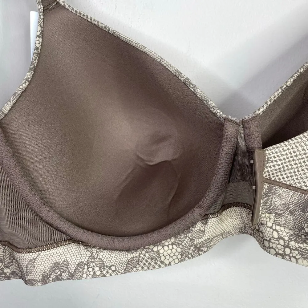 Cacique Comfort Bliss Lightly Lined Full Coverage Underwire Bra Lace 44C New - Image 9