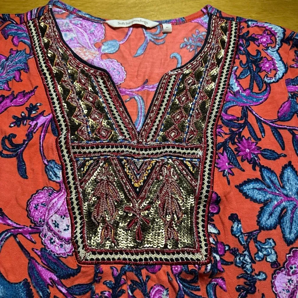 Sundance  Samara beaded tunic petite large - Image 4