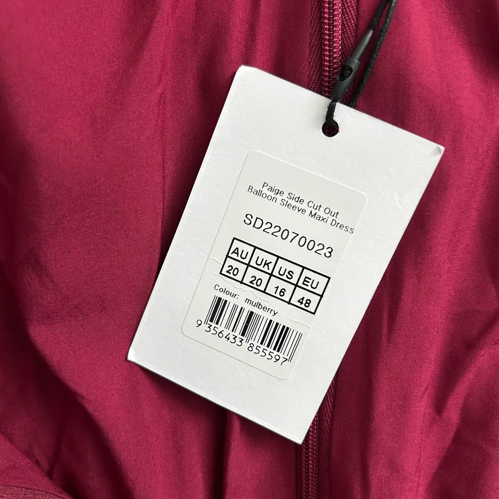 Showpo | Paige side cutout balloon sleeve maxi dress - Image 10