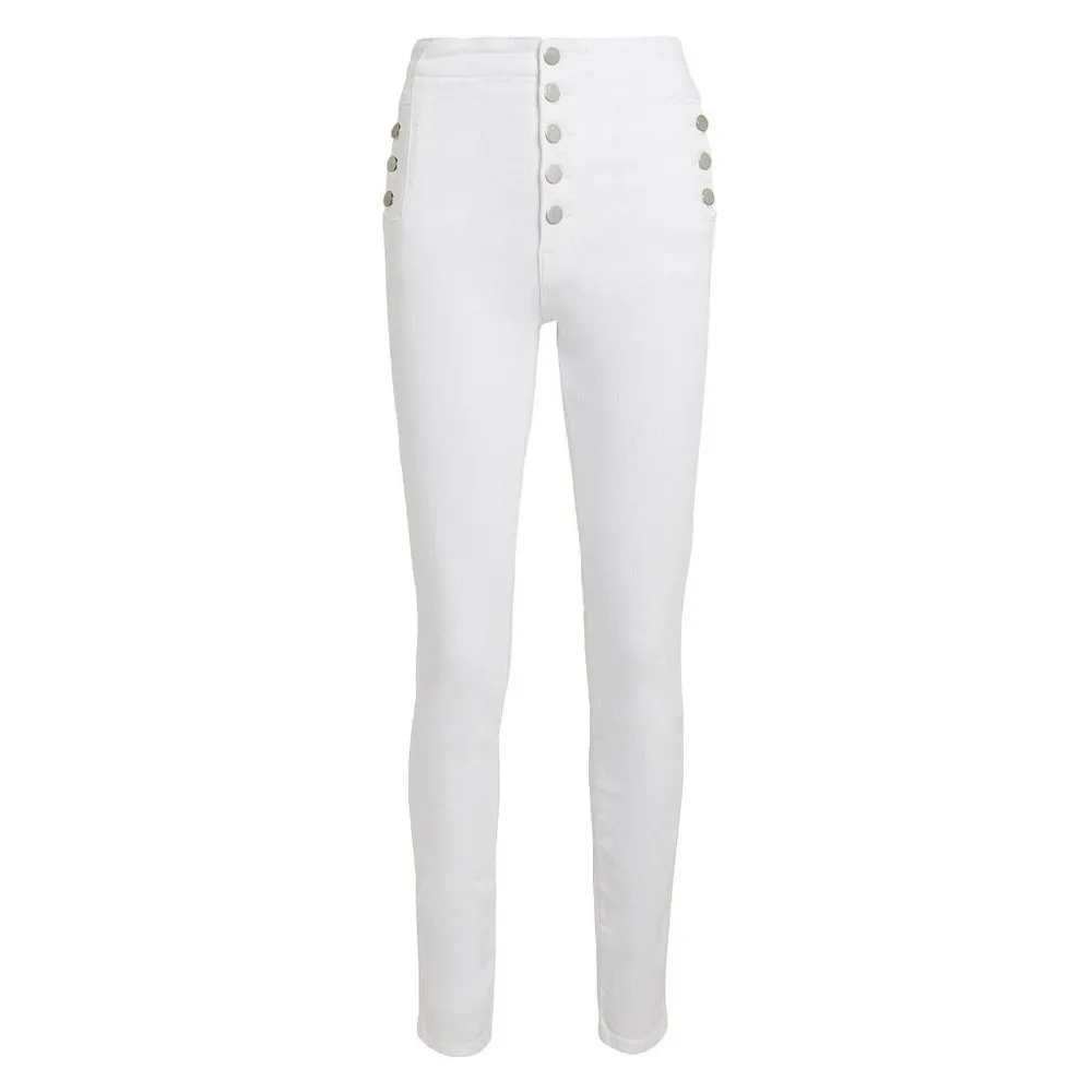 NWT J Brand Natasha in White Sky High Skinny PhotoReady Stretch Jeans 34 - Image 3