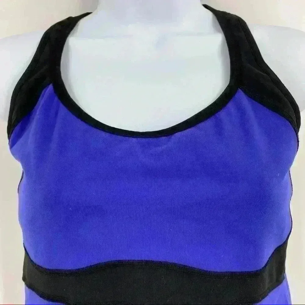 Lucy Razerback Criss Cross Back‎ Mesh Tank Top M - Image 8