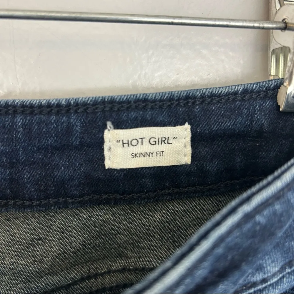 Avec Les Filles "Hot Girl" Skinny Fit Blue Denim High Rise Jeans Size 29 - Image 8