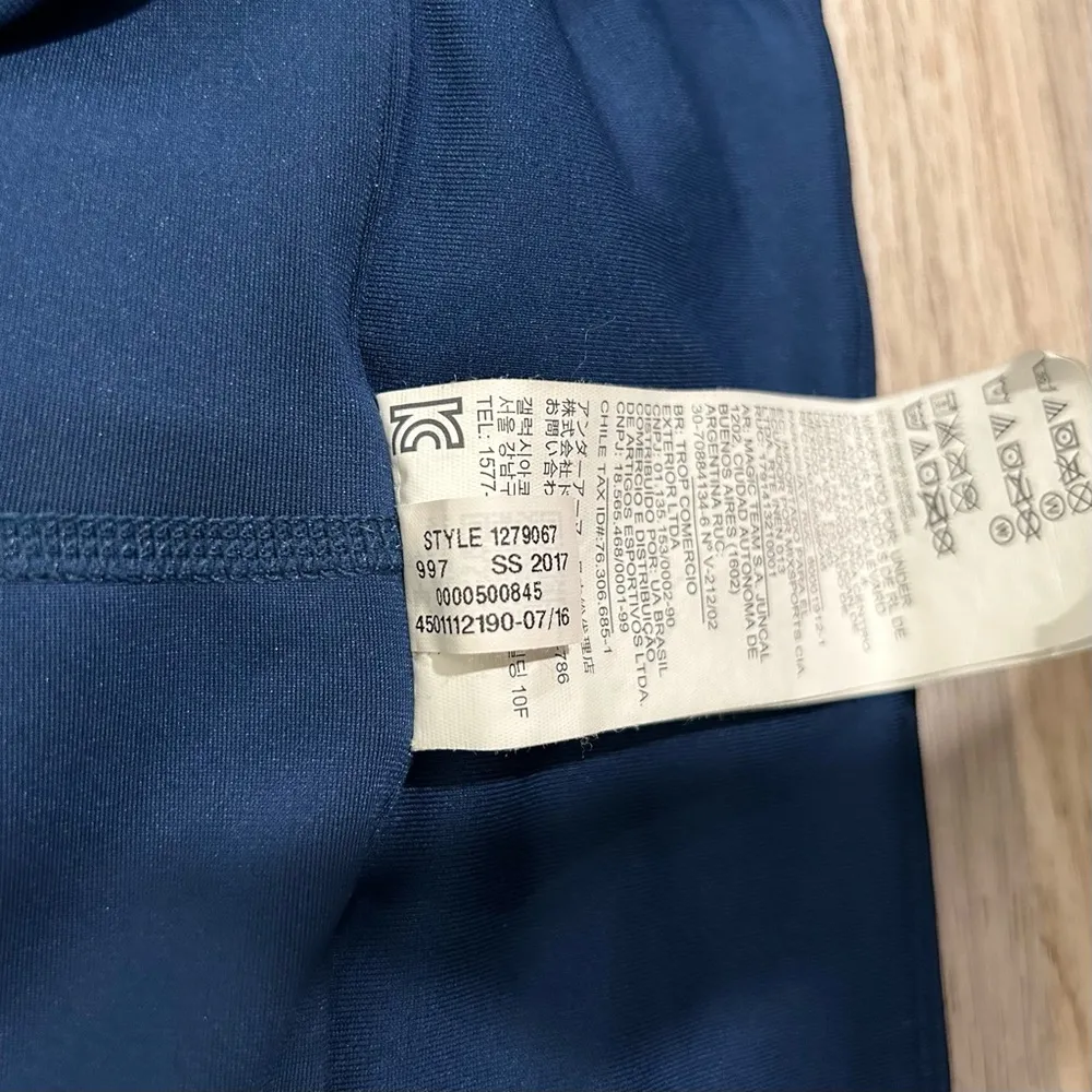 ‎ Heatgear Blue Golf Tennis Skort Athletic Shorts Pockets Size L - Image 5