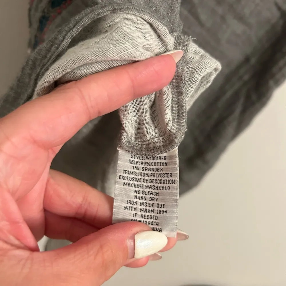 Johnny Was Gaia Drape Boho Top size Small (S) - Image 4