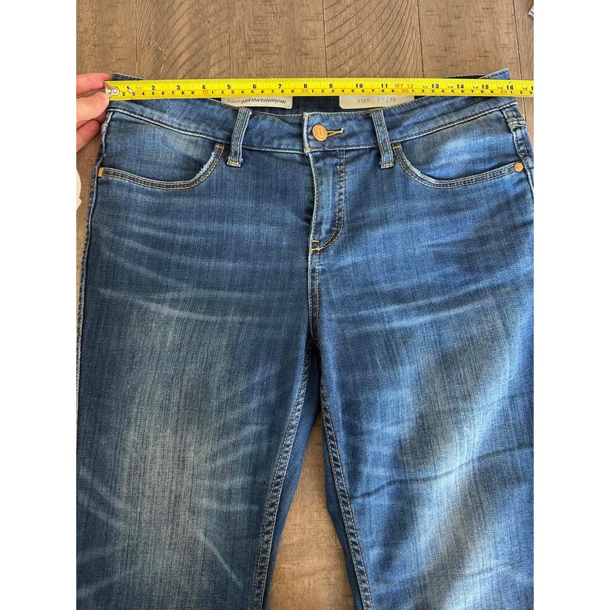 Anthropologie Pilcro & The Letterpress Stet Mid Rise Cropped Jeans Women’s sz 29 - Image 9