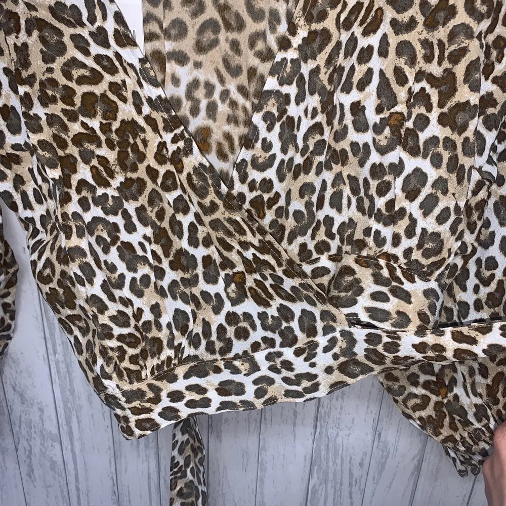 Womens Size 6 Faithfull The Brand Sorentto Giorgio Animal Print Top NWT - Image 6