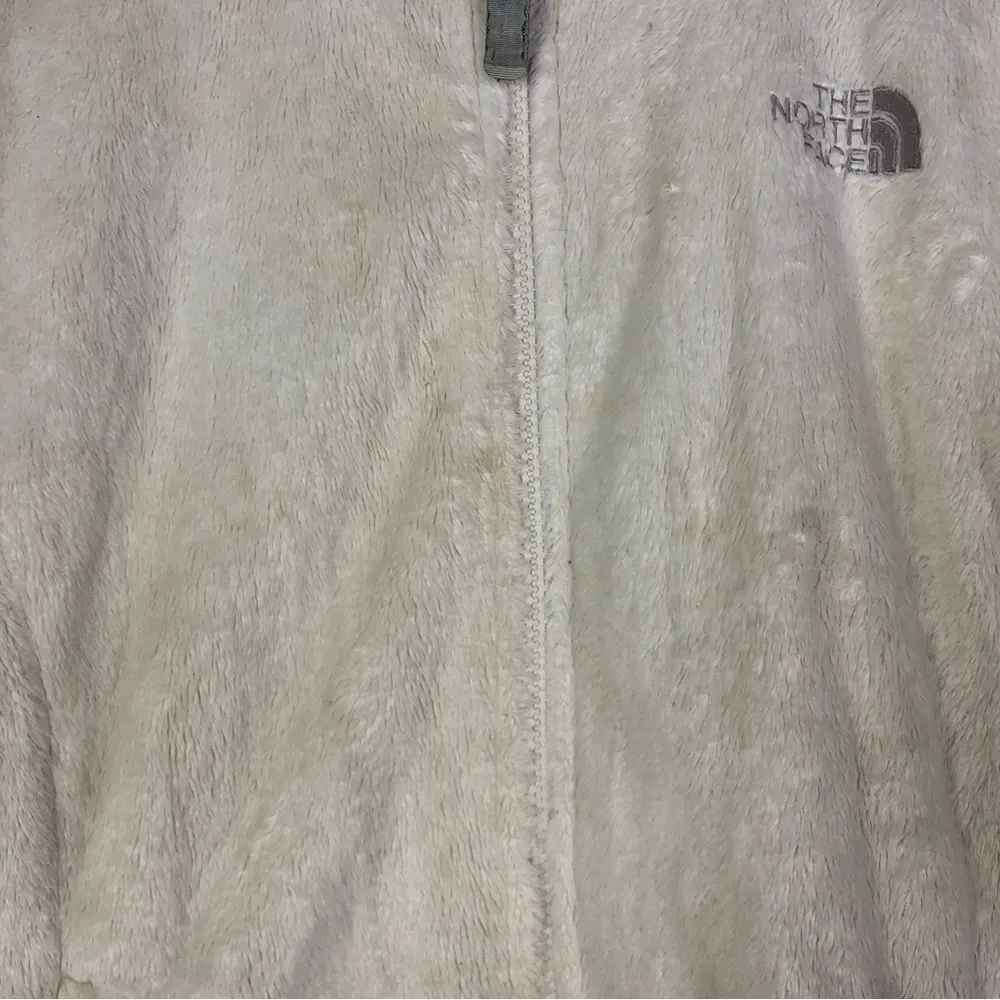 The North Face White Osito Fleece Full Zip Jacket L - Image 3
