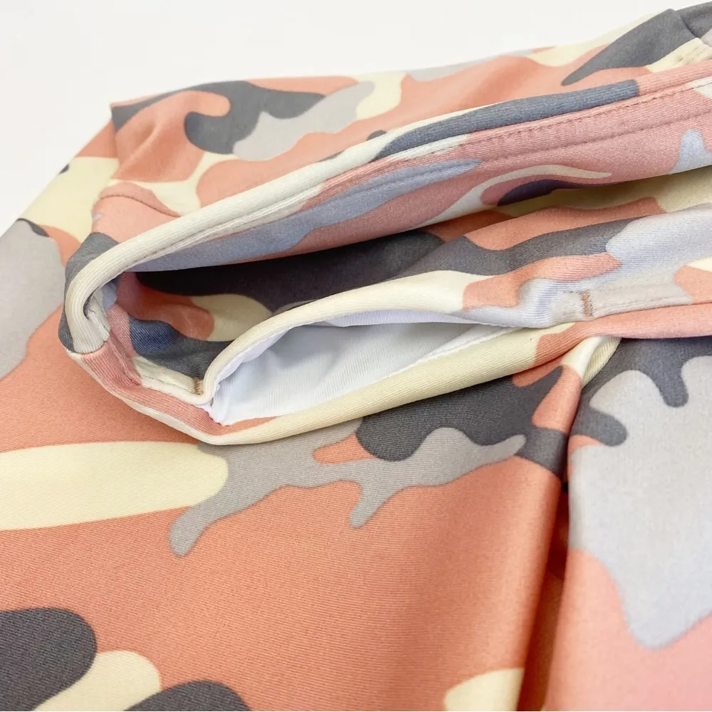 Koral Lustrous High Rise Leggings: Rose Quartz Camo Print - Image 7