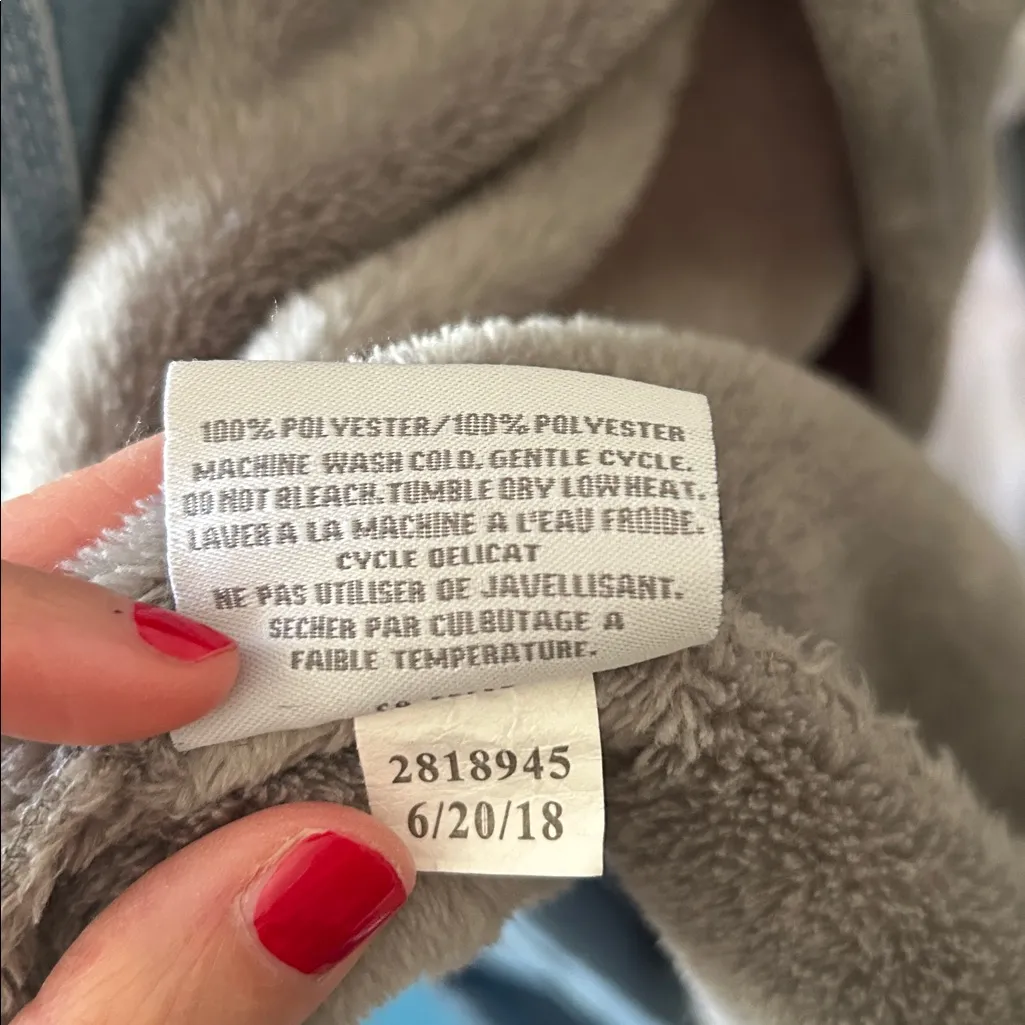 RH LUXURY PLUSH LONG ROBE men’s grey unisex XL comfy warm loungewear Gray - Image 13