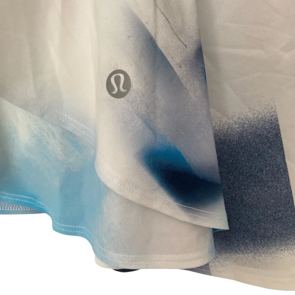 Lululemon Court Rival High Rise Skirt size 8 Baseline Multi Wash Blue White - Image 7