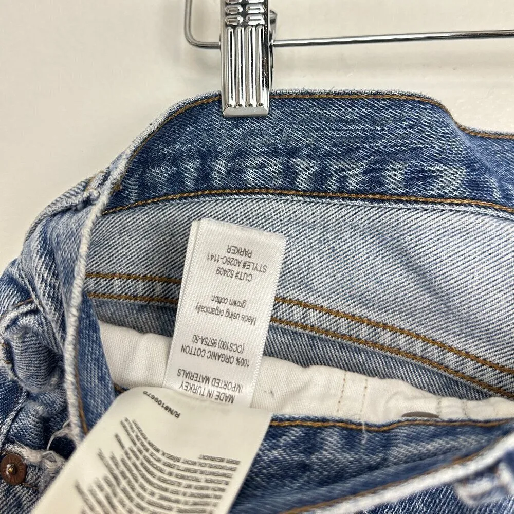 AGOLDE Parker Vintage Cut Off Short in Wash Lowkey Size US 30 - Image 8