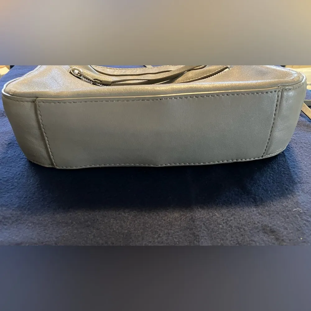 AllSaints Leather Chain Square Crossbody - Image 7