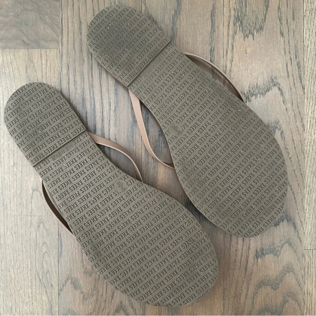 TKEES Women's Foundations Lily Nudes Flip Flops in Beach Bum Size 9 US 40 EU - Image 5