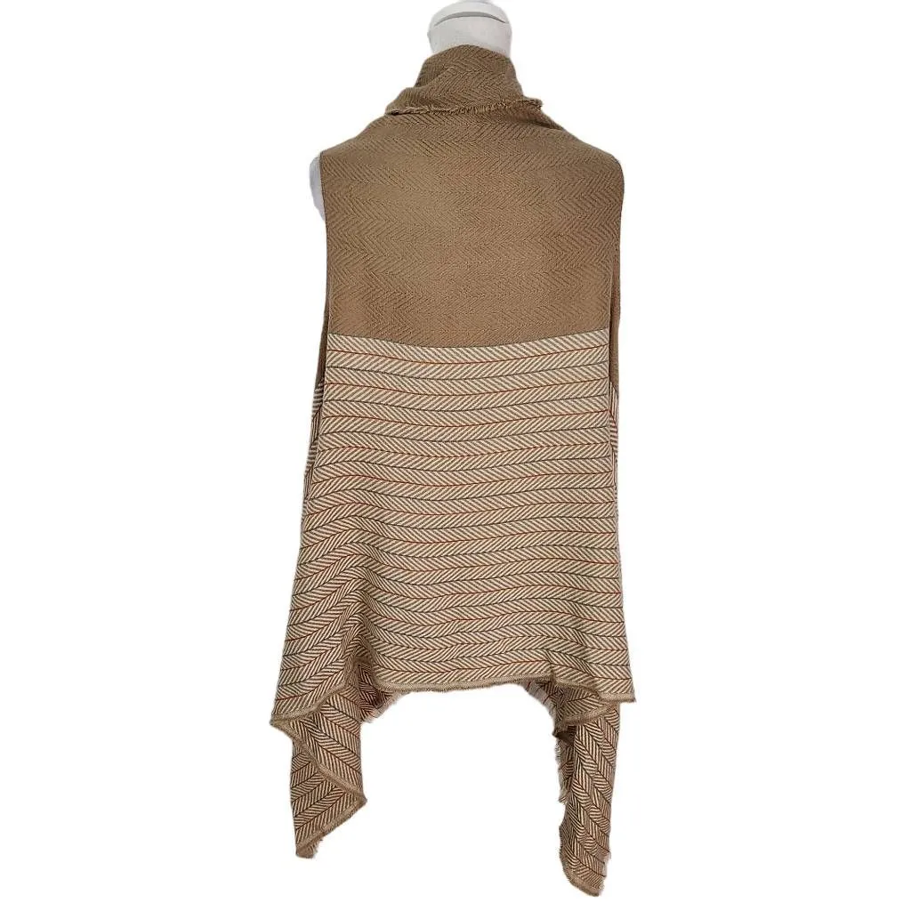 Seven Islands Tan Vest NWT One Size Boho Vest - Image 2