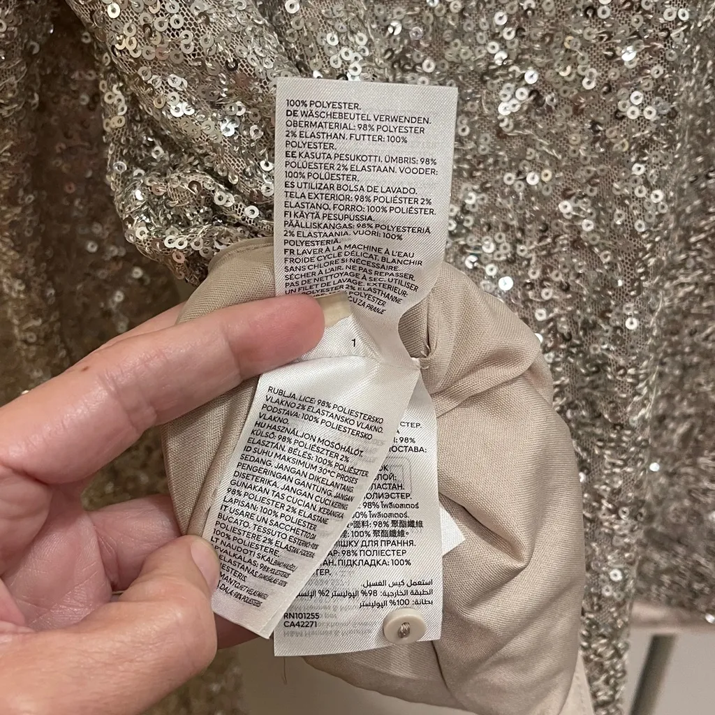 NWT Sequin Sparkling Long Sleeve Top - Image 5