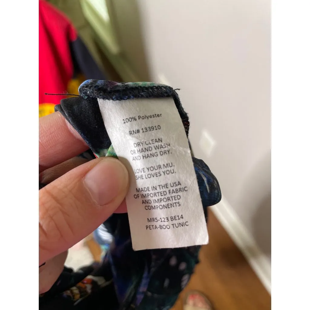 Show Me Your Mumu Peta Boo Beautyfly Tunic Size Small Butterflies Boho Cutout - Image 7