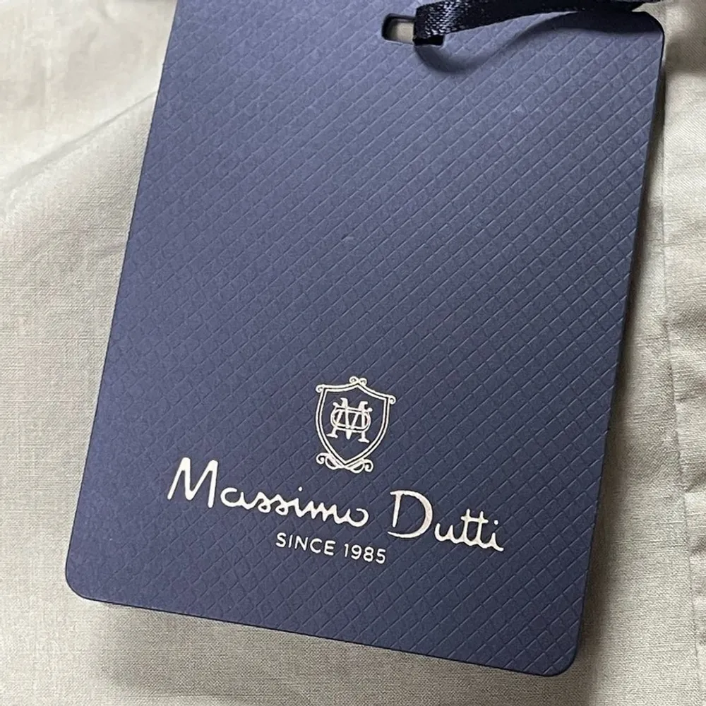 NWT MASSIMO DUTTI - 100% cotton button down pockets shirt Sz M - Image 12