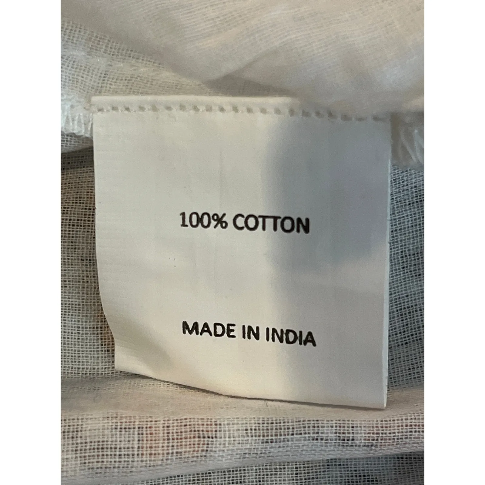 Daughters of India NEW Binita Mini Dress Apricot Color‎ Size Large Orange White - Image 14