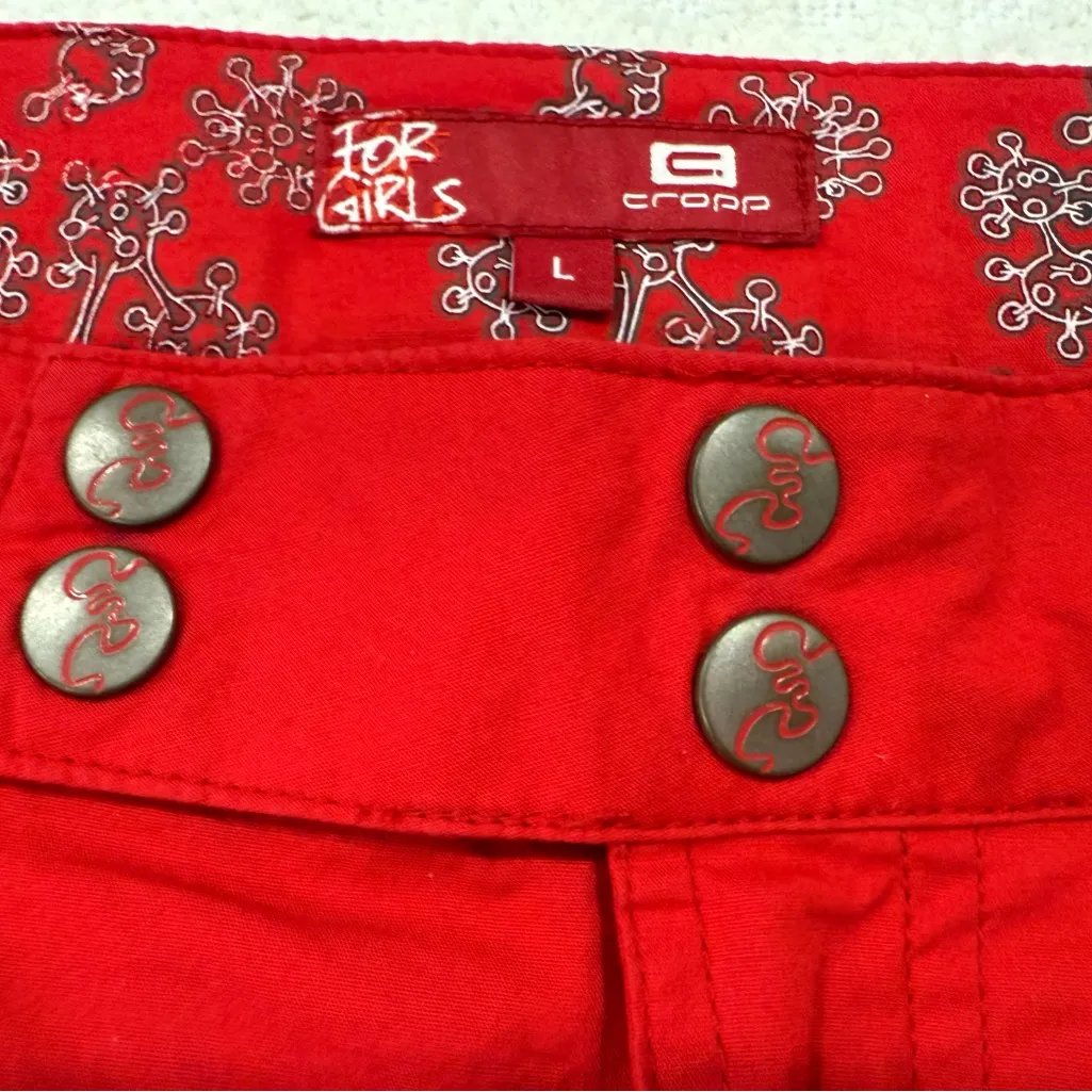 Little Red Ruffle Mini Skirt, size L EUC Size L - Image 6