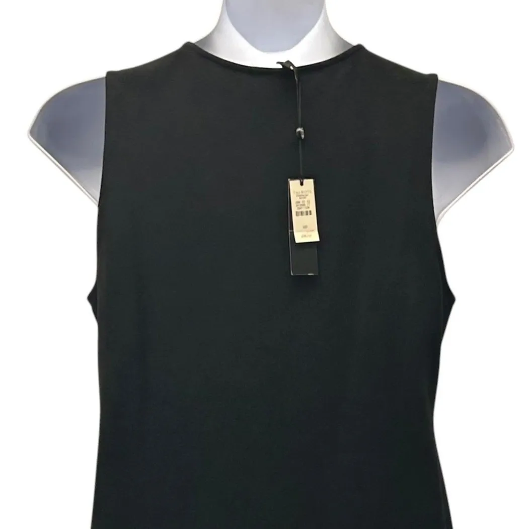 Talbots Sheath Dress 14P Black - Image 4