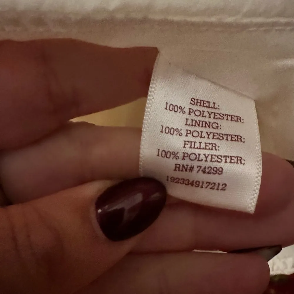 Juniors' SO Puffer Vest, Large, White Natural - Image 6