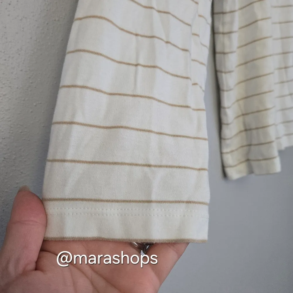 LAKE Pima Long Sleeve Weekend Pajama Shirt White Size XL - Image 3