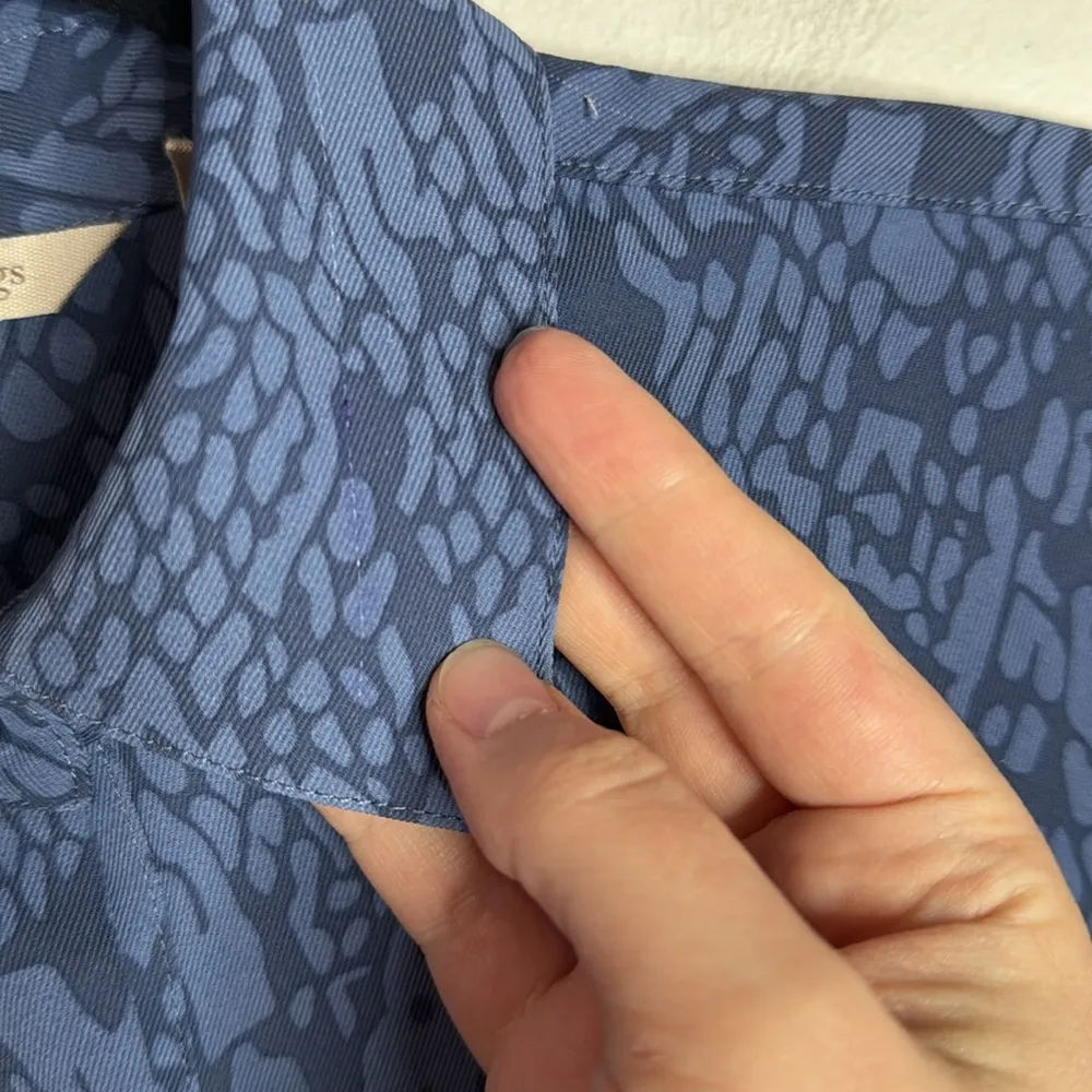 Soft Surroundings Irina Dress Night Shadow Blue no belt size PXS - Image 4