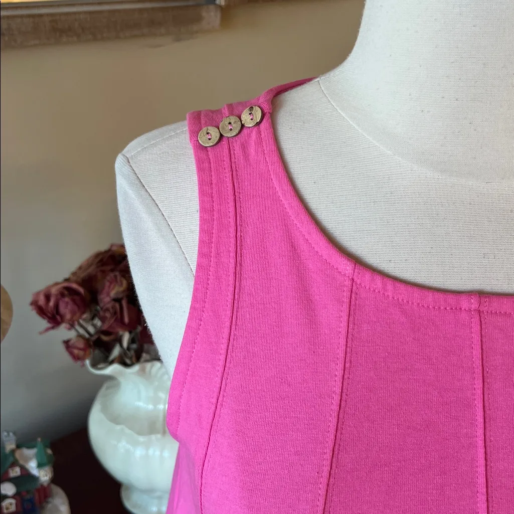 Bubblegum Pink Sleeveless Top and Shorts Set Size XS - Image 4