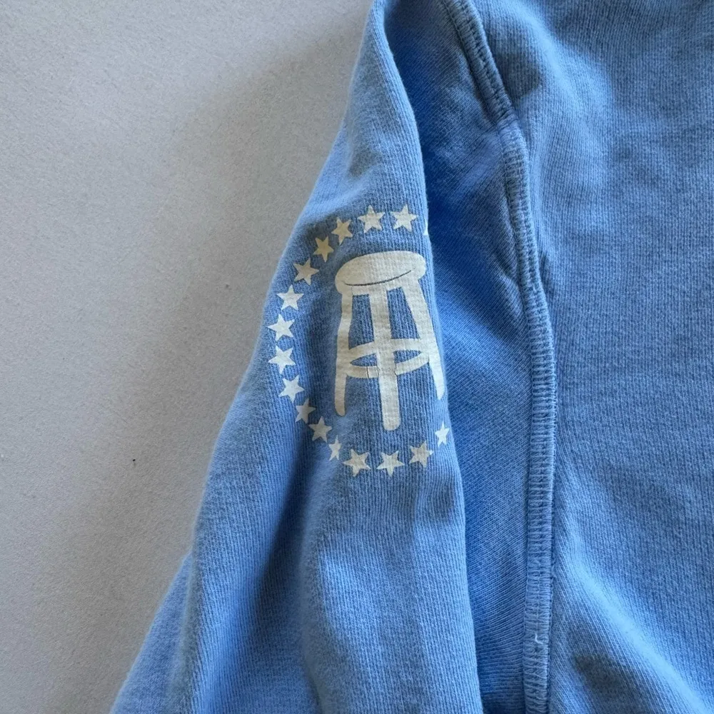 Barstool Chicks Call Her Daddy I Am Unwell Cropped Blue Hoodie Womens Sz Large - Image 3