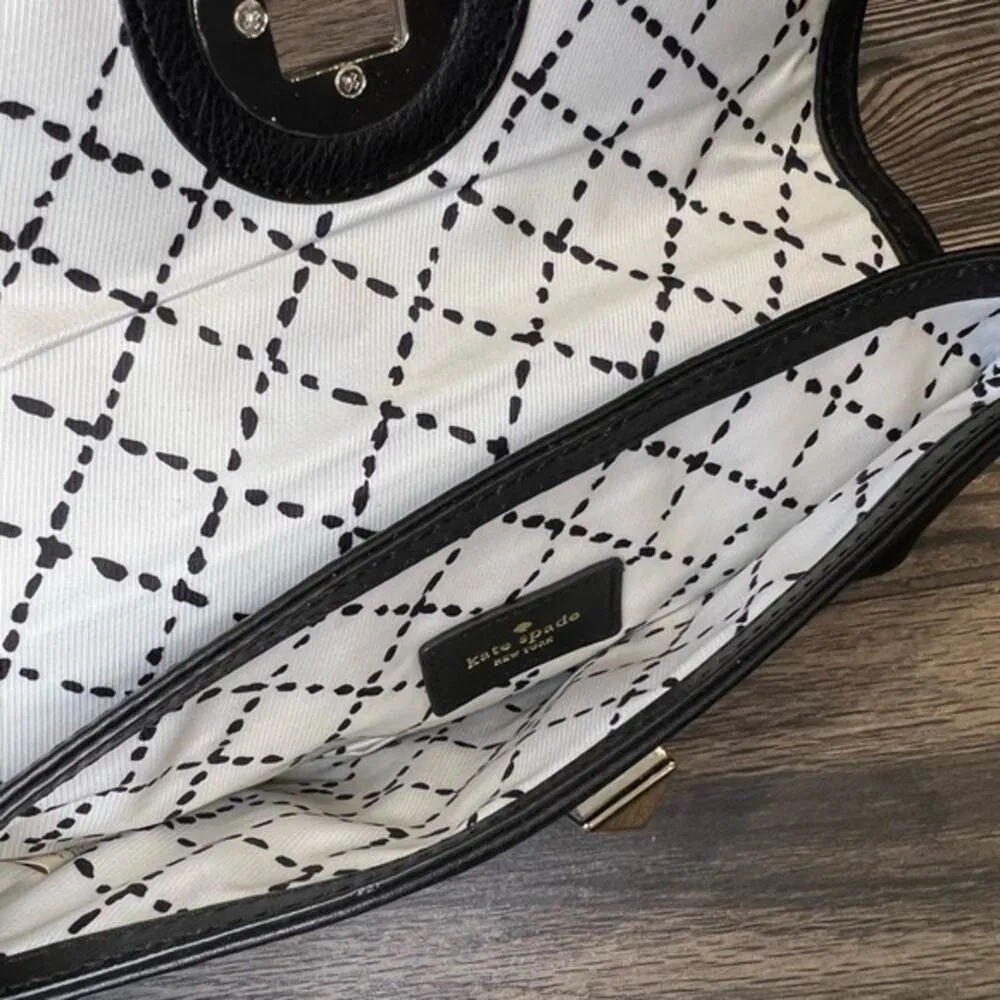 Kate Spade  Black Leather Wristlet - Image 7