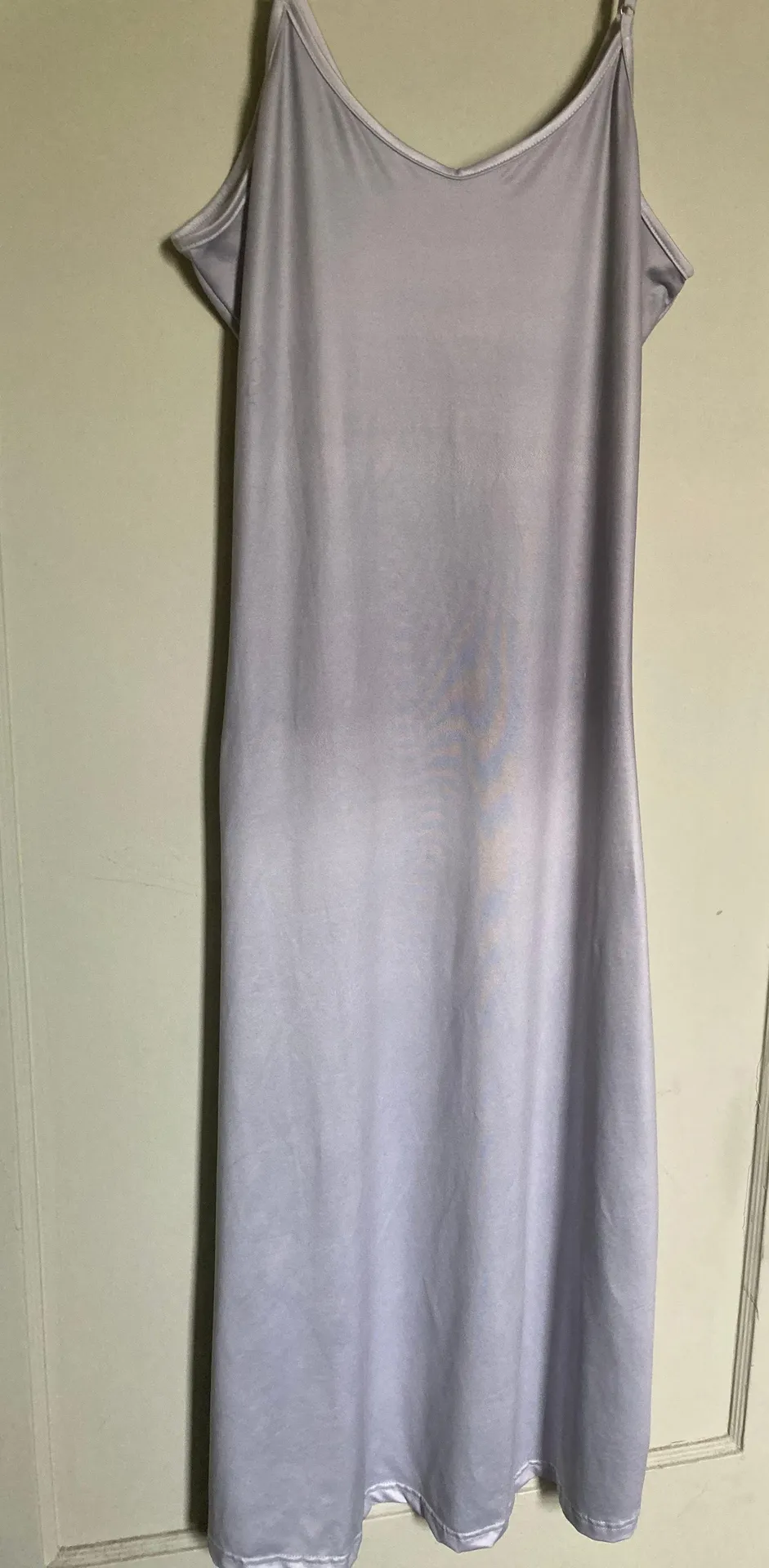 Silky Dress Silver - Image 2