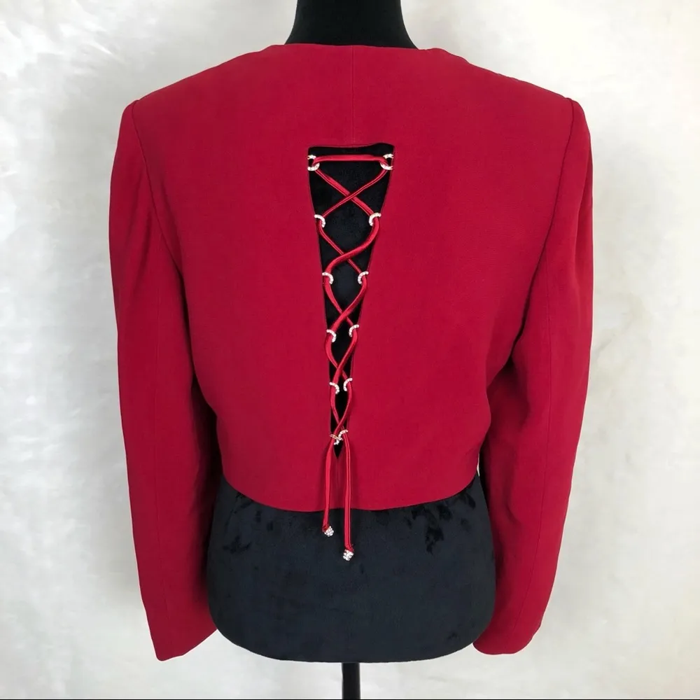 Impression red corset blazer Size undefined - Image 4