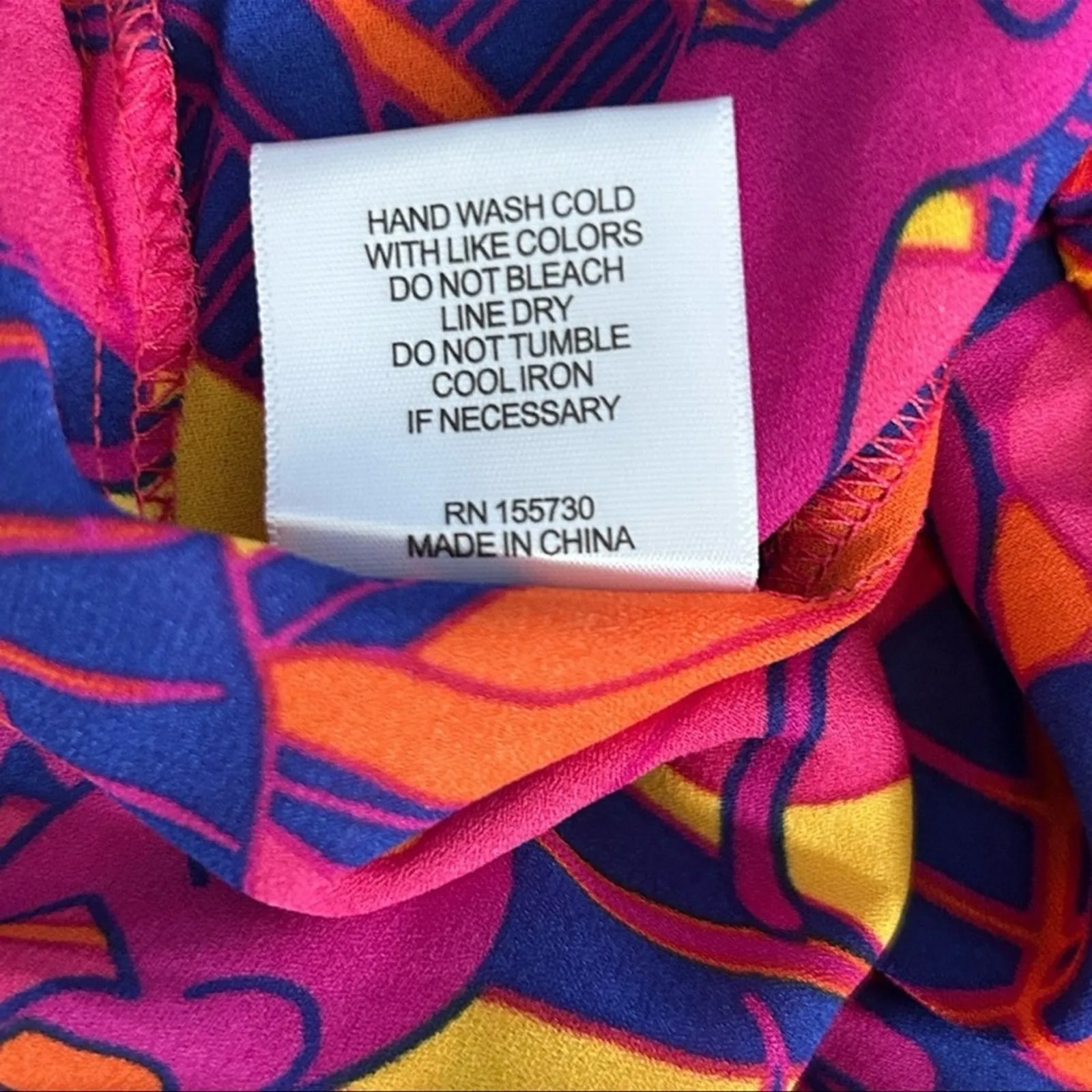 Rose & Olive Jungle Monkey Tropical Tie Button Down Top Medium NWT - Image 12