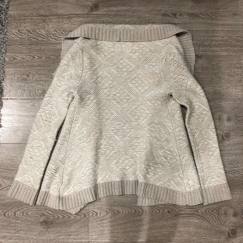 All Saints Lord Cardigan Sweater Waterfall Top Medium - Image 7