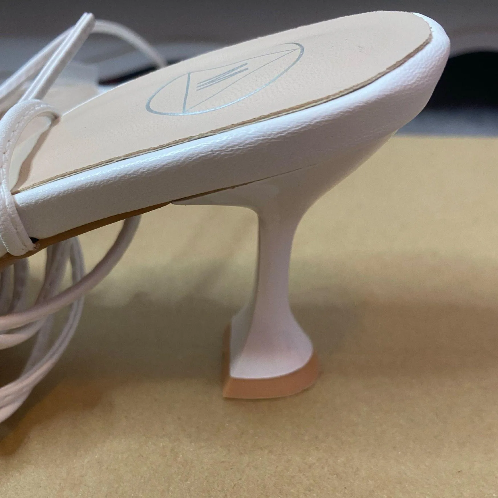 Missguided White Strap Heels  - Image 2