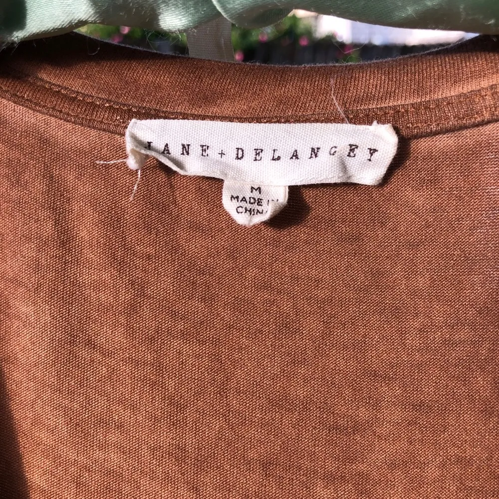 Jane and Delaney Brown Sleeveless Tank Top M Tan Size M - Image 3