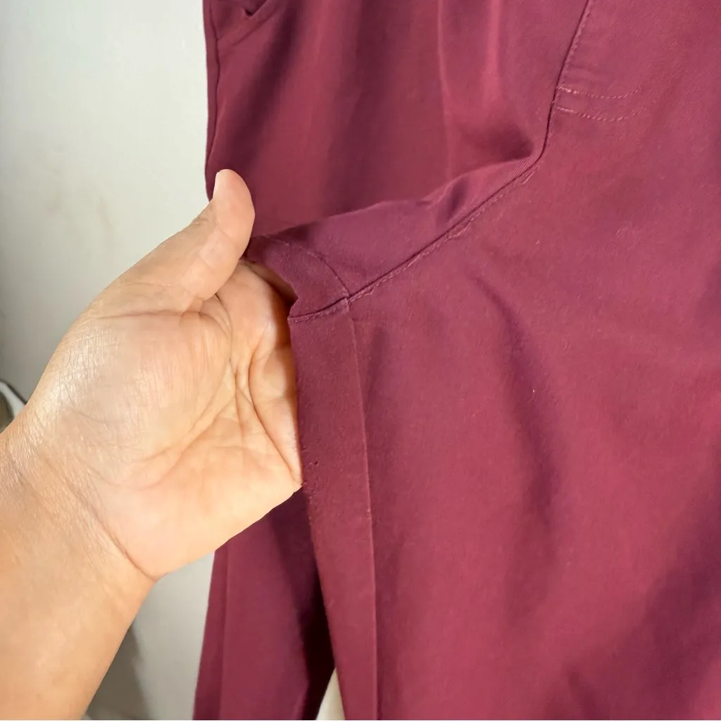 Figs Women's Maroon Maternity Joggers SZ:XXL - Image 3