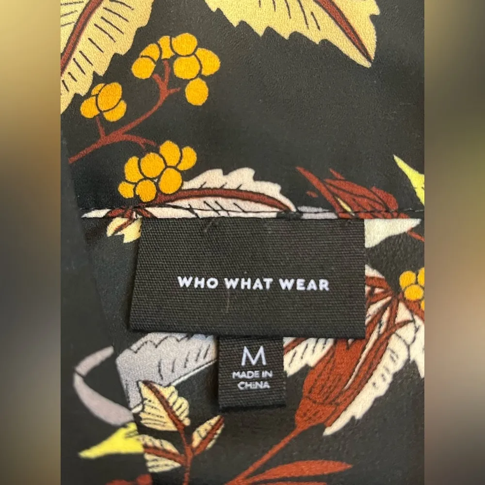 who what wear floral mini dress NWOT - Image 5