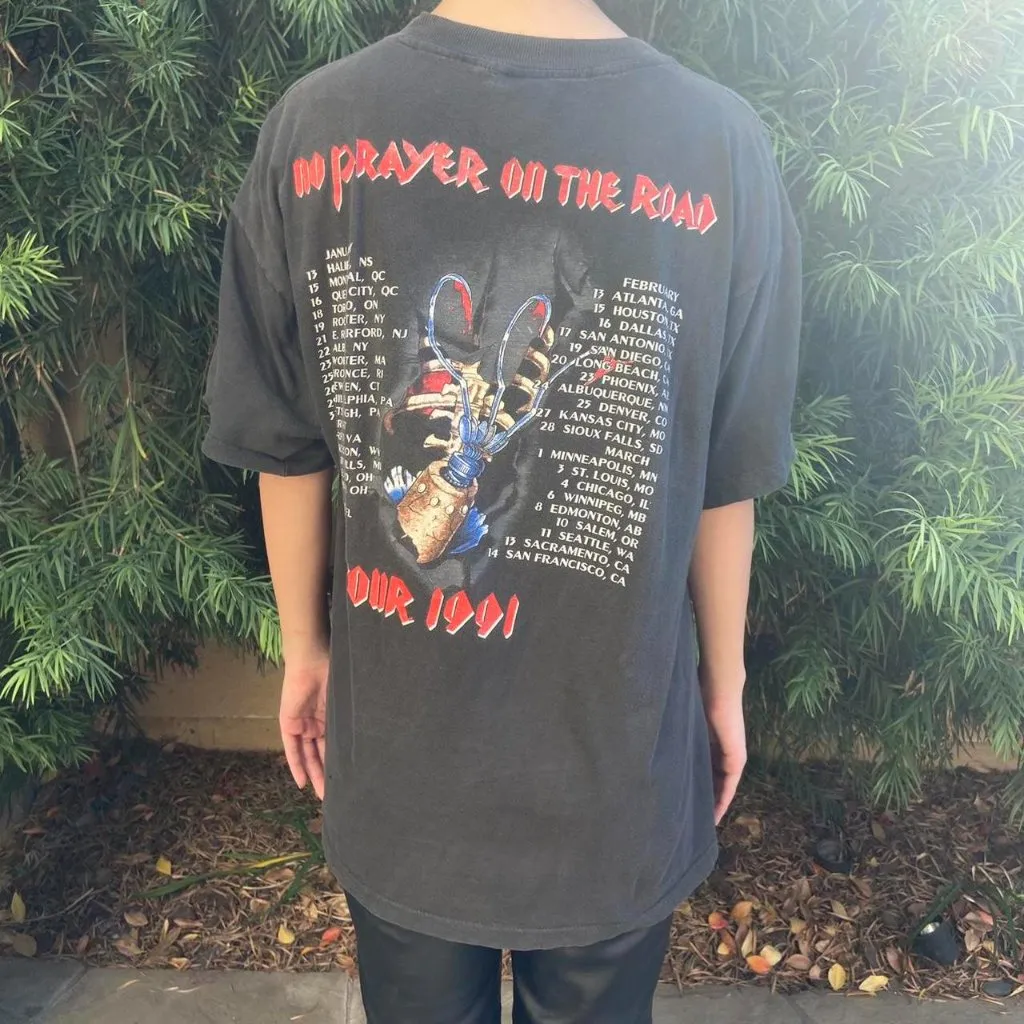 Iron Maiden Heavy Metal Original Vintage Tee Black Size XL - Image 3