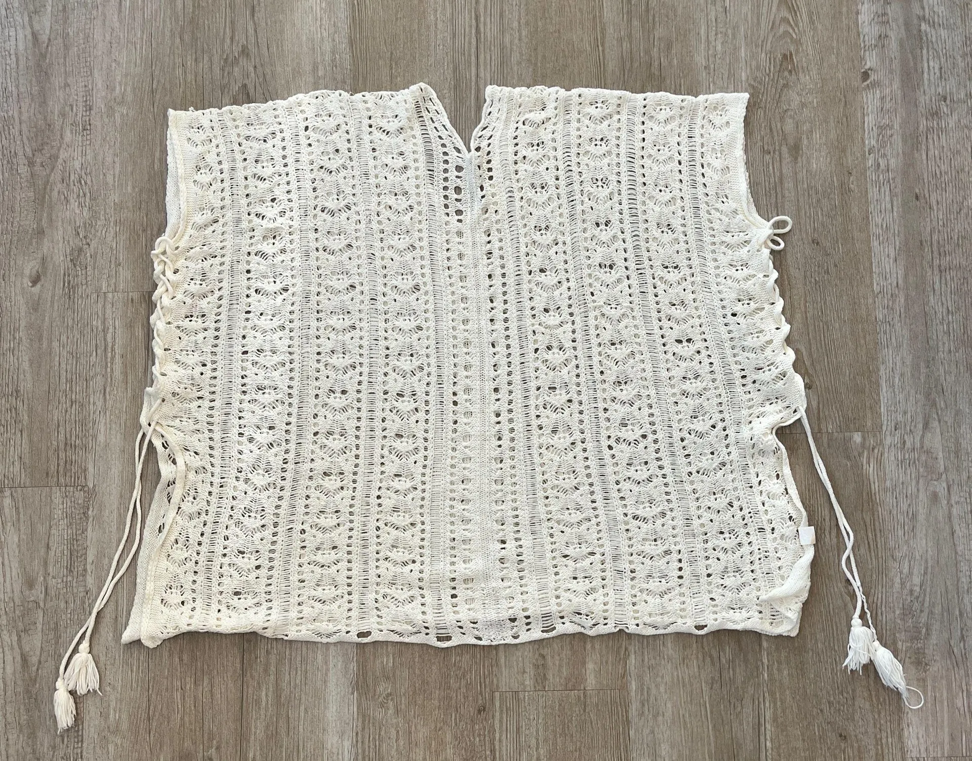 Womens Crochet Swim Coverup - Image 5