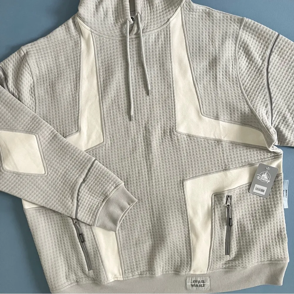 NWT Disney Star Wars Guided By The Light Ashley Eckstein Ahsoka Tano Gray Hoodie - Image 5