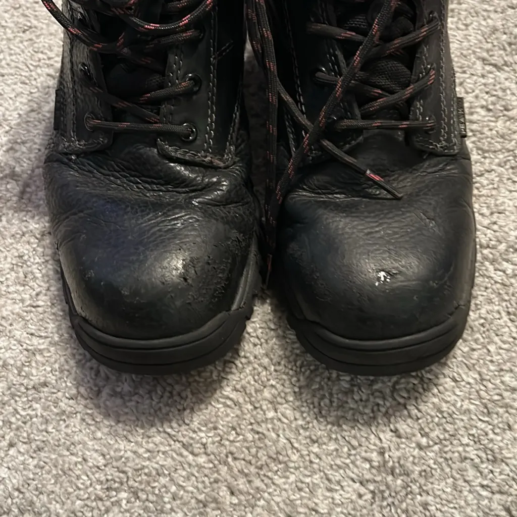 Wolverine Piper Waterproof Composite‎ Toe Work Boots, Black, Women's 8 M - Image 8