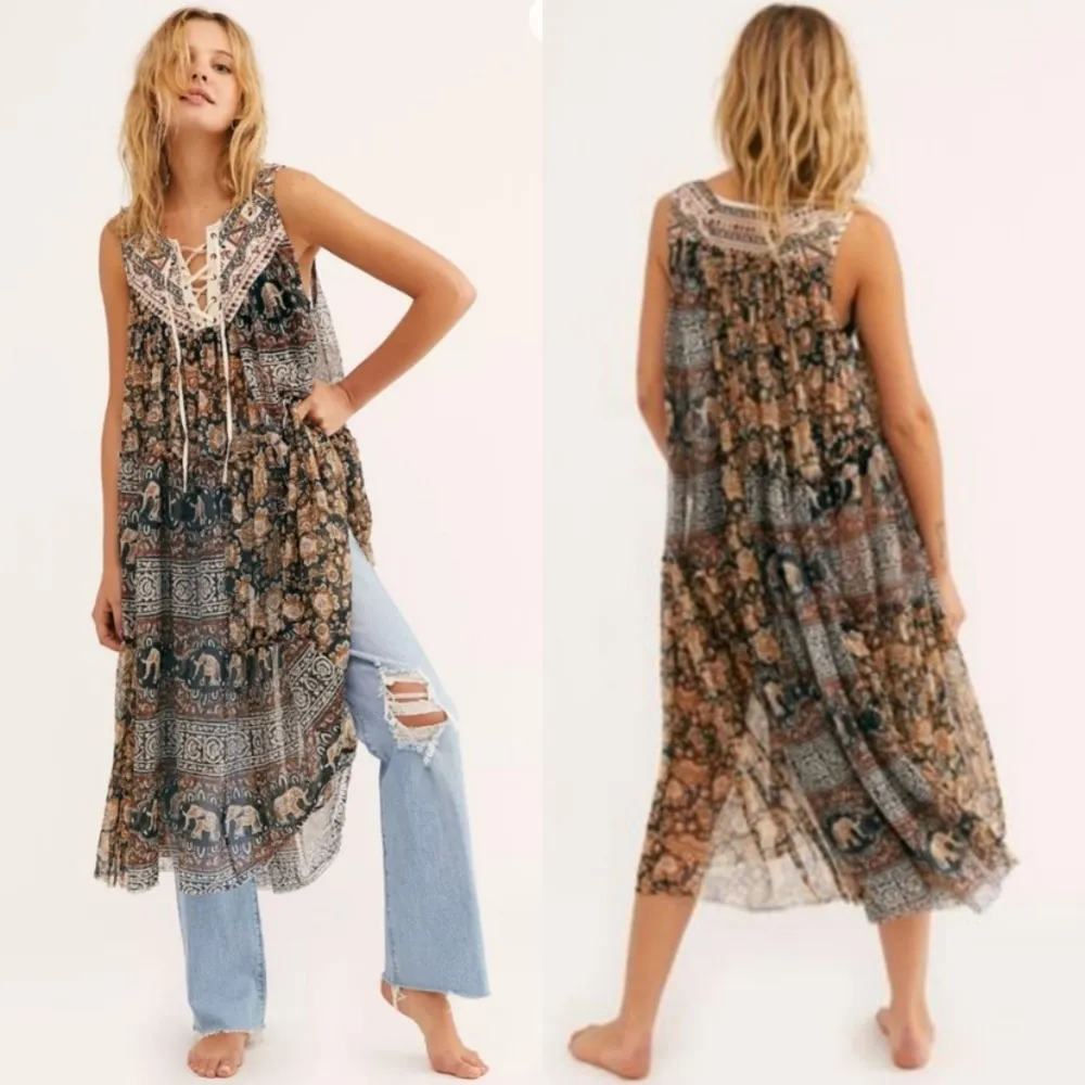 Free People Wanderers Maxi top/Dress - Image 2