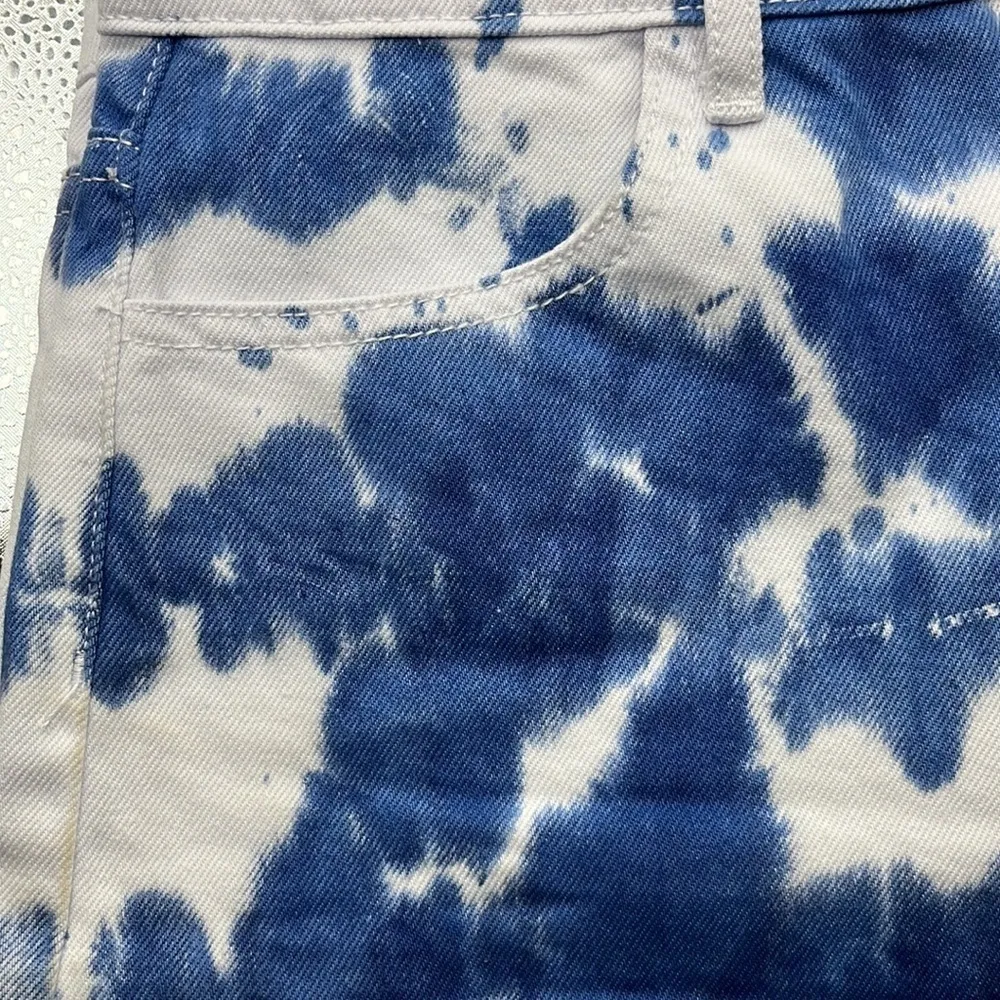 Show Me Your MuMu Blue Houston High Waisted Shorts Size 26 - Image 14