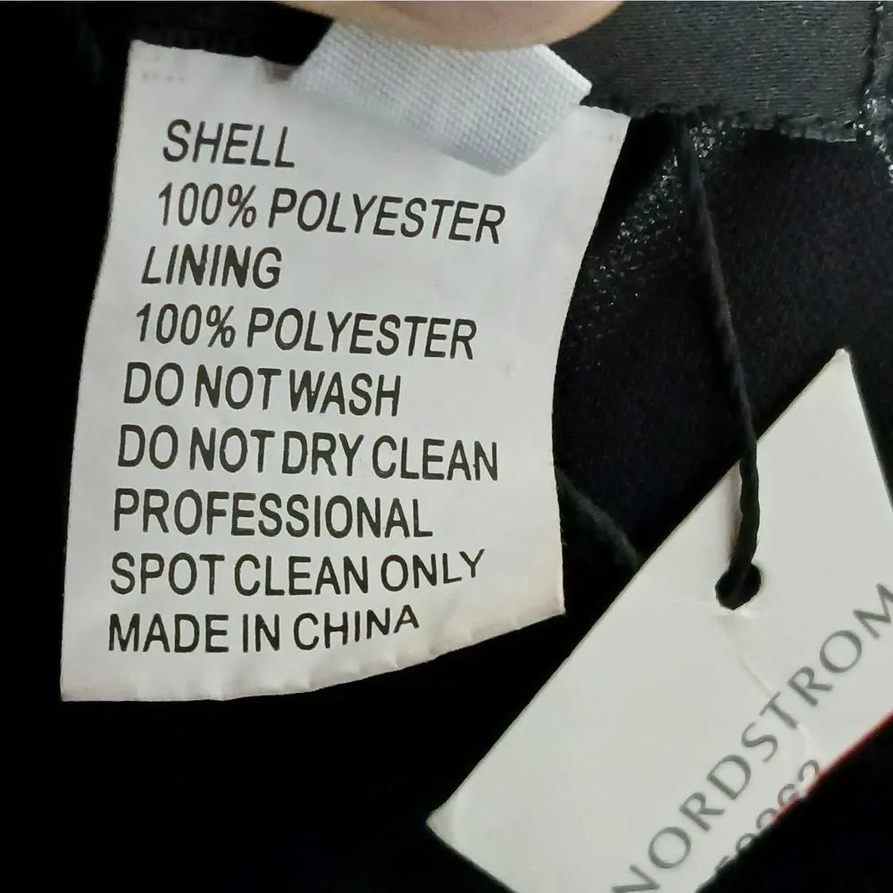 $299 NWOT La Femme Formal Evening Gown Women's Black Size 14 Maxi Dress Prom - Image 9