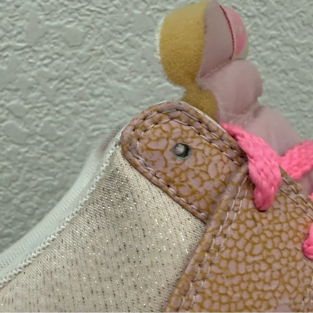 Vintage NIKE 543257 Dunk Sky Hi Desert Sand Gum Pink Hidden Wedge Sneakers Sz 7 - Image 10