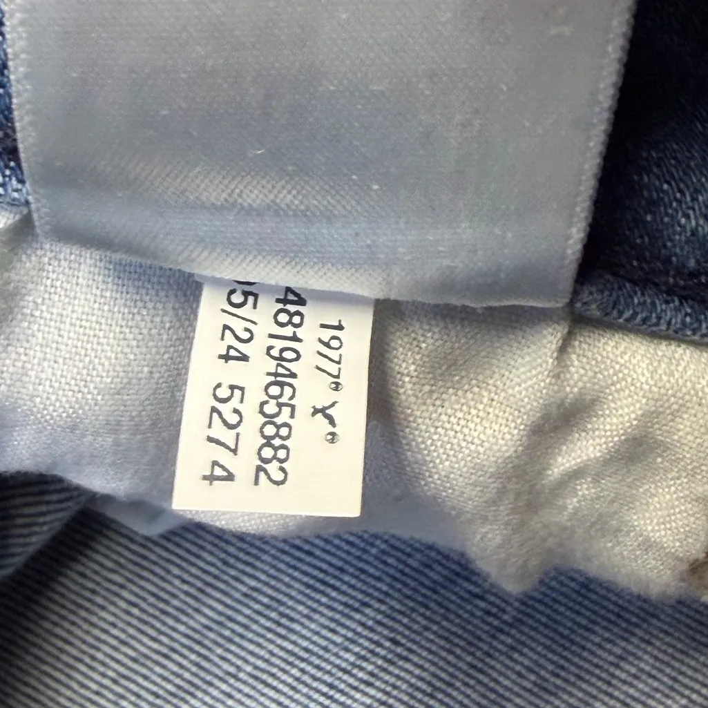 American Eagle Curvy Kick Boot Jeans Women's 6 Next Level Stretch Blue Denim - Image 12