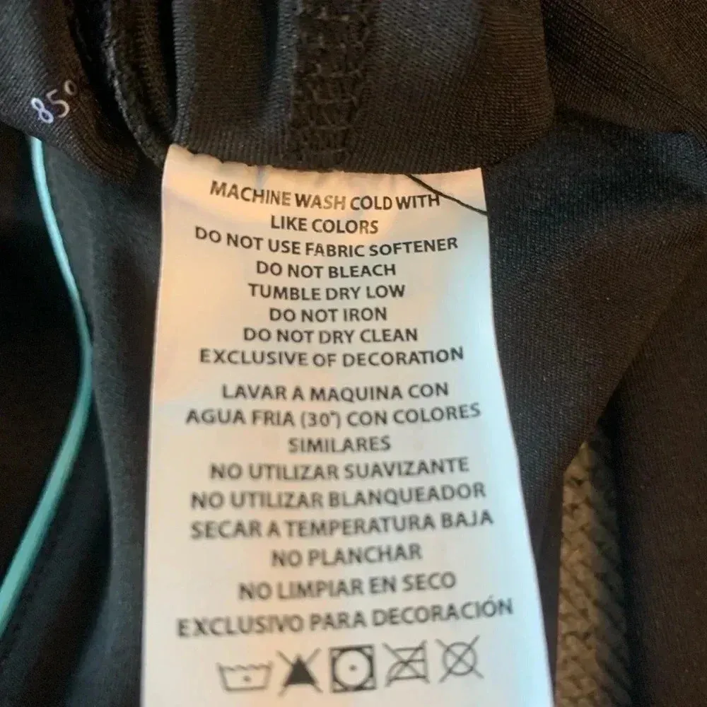 BEBE Sport leggings brand new 1X 30inc long mini pocket in front Aruba B… - Image 5