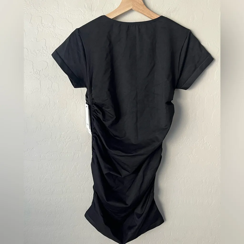 BLANQI Everyday Maternity Cap Sleeve Dress M/Large NWT Black Size undefined - Image 8