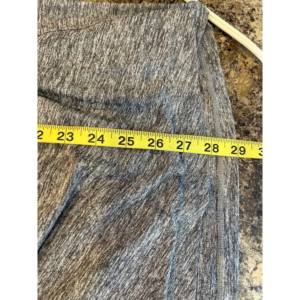 Athleta XLT Pacifica Wrap Front Heather Gray Tank Zip Neckline - Image 10